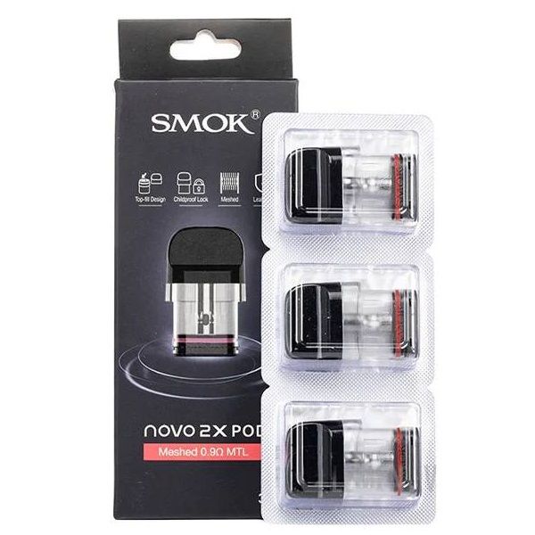 Smok Novo 2X Mesh Replacement Pod - 3 Pack - vape pod system | New Deals