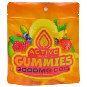 Active CBD Oil High Strength Gummies 15mg or 25mg Per Gummy