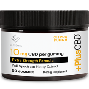 PlusCBD Extra Strength Gummies Citrus Punch 10mg 60ct