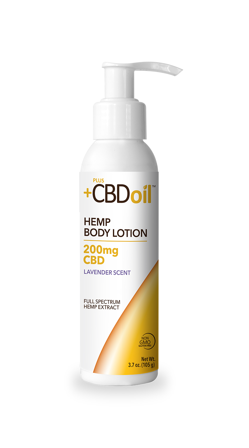 PlusCBD Extra Strength Body Lotion 200mg Lavender - CBD
