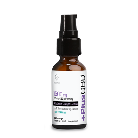 PlusCBD Maximum Strength Liquid with Monk Fruit 1500mg - CBD