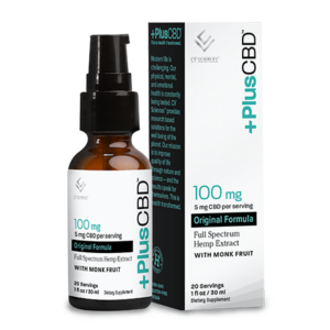 PlusCBD Original Liquid with Monk Fruit 100mg