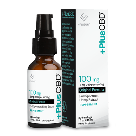 PlusCBD Original Liquid Peppermint 100mg - CBD