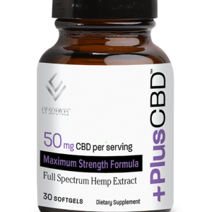 PlusCBD Maximum Strength Softgels 50mg 30ct