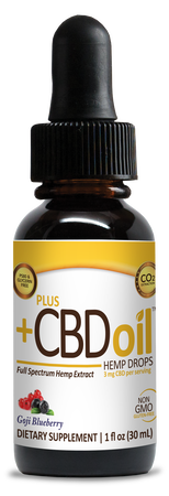 PlusCBD Gold Drops Goji Blueberry 250mg - CBD