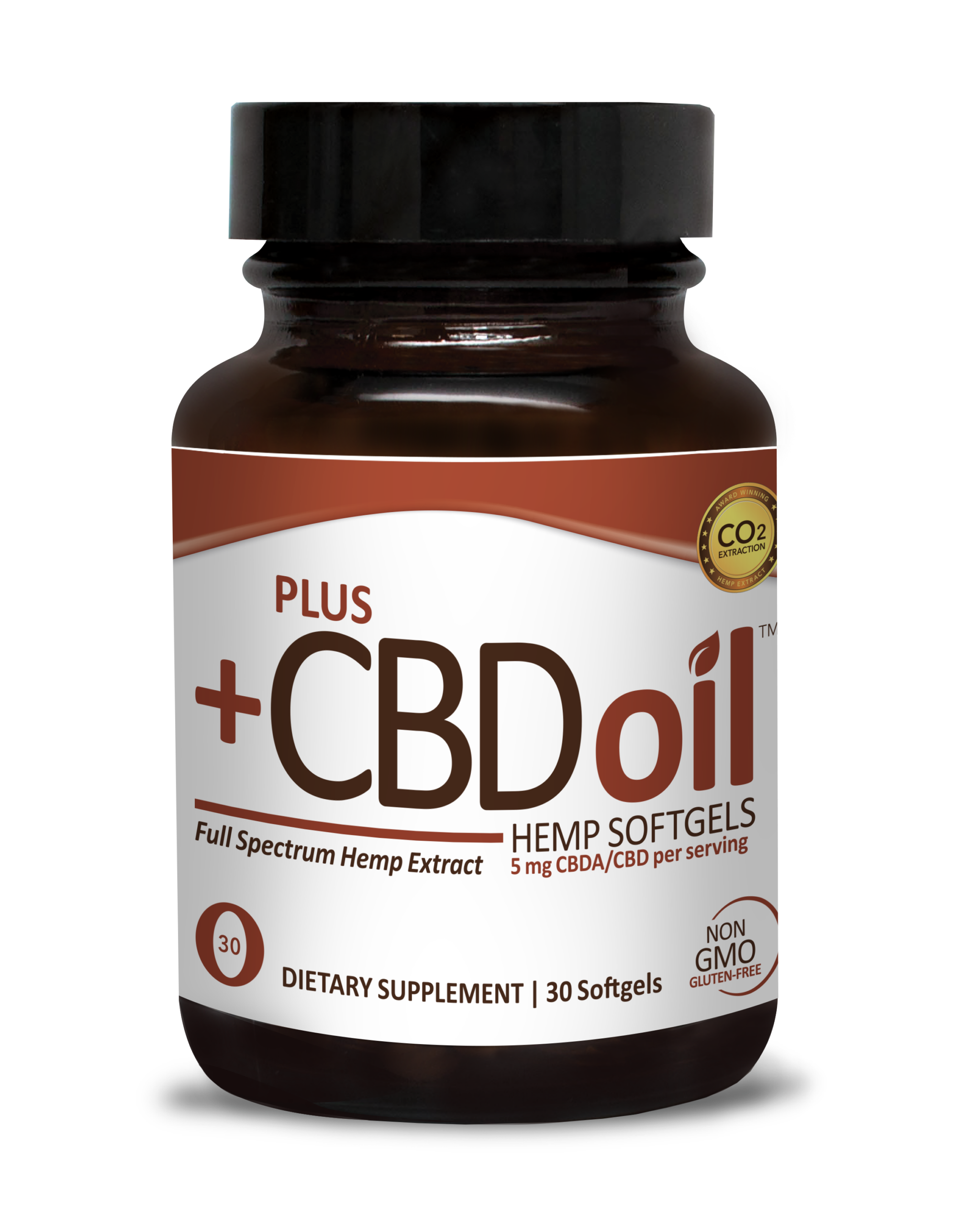 PlusCBD Raw Softgels 5mg 30ct - CBD