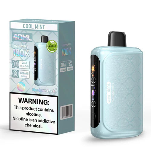 HorizonTech 100K Disposable Cool Mint, 100,000 puff | Starter Kits