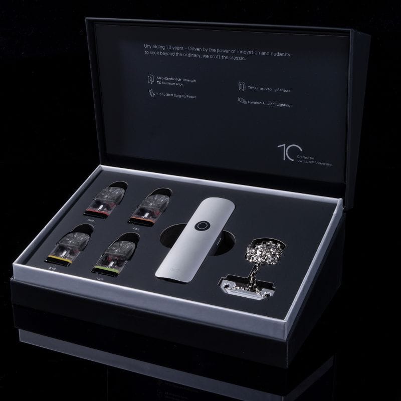 Uwell Caliburn G4 Classic 35W Pod Kit Classic Silver Giftbox - vape pod system | Starter Kits