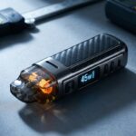 Premium pod system vape device with dual coils and adjustable wattage