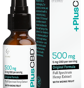 PlusCBD Original Liquid with Monk Fruit 500mg