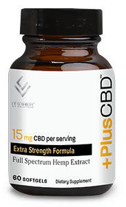 PlusCBD Extra Strength Softgels 15mg 60ct
