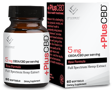PlusCBD Raw Softgels 5mg 60ct - CBD